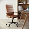 Flash Furniture High Back Brown/Black LeatherSoft Executive Swivel Chair GO-2286H-BR-BK-GG - alternate 6
